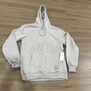 Public Supply NYC Mens Oversize Hoodie Sweatshirt SZ M GRAY NWT‎